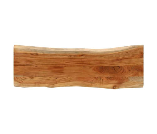 Tablero rectangular madera de acacia borde vivo 120x40x3,8 cm