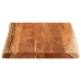 Tablero de mesa rectangular borde natural acacia 70x60x3,8 cm