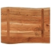 Tablero de mesa rectangular borde natural acacia 70x60x3,8 cm