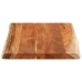 Tablero de mesa rectangular borde natural acacia 80x60x3,8 cm