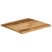 Tablero de mesa borde natural madera mango rugosa 40x40x2,5 cm