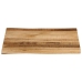 Tablero de mesa borde natural madera mango rugosa 40x40x2,5 cm