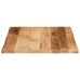 Tablero de mesa borde natural madera mango rugosa 40x40x2,5 cm