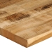 Tablero de mesa borde natural madera mango rugosa 40x40x2,5 cm