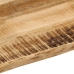 Tablero de mesa borde natural madera mango rugosa 40x40x2,5 cm