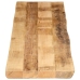 Tablero de mesa borde natural madera maciza mango 180x40x2,5 cm