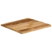 Tablero de mesa borde natural madera maciza mango 60x60x2,5 cm