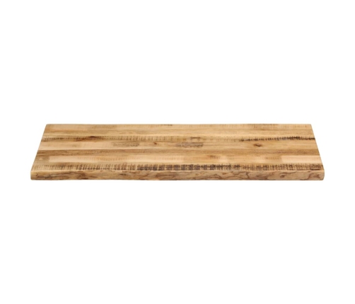 Tablero de mesa borde natural madera maciza mango 100x60x2,5 cm