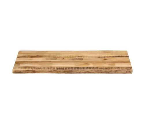 Tablero de mesa borde natural madera maciza mango 120x60x2,5 cm