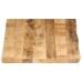 Tablero de mesa borde natural madera maciza mango 120x60x2,5 cm