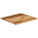 Tablero de mesa borde natural madera maciza mango 80x80x2,5 cm