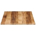 Tablero de mesa borde natural madera maciza mango 90x80x2,5 cm