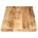 Tablero de mesa borde natural madera maciza mango 80x40x3,8 cm