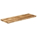 Tablero de mesa borde natural madera maciza mango 110x40x3,8 cm