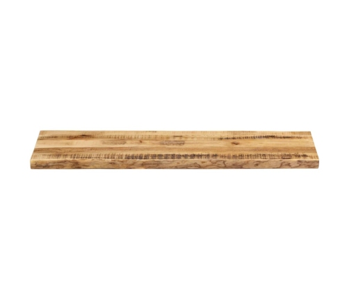 Tablero de mesa borde natural madera maciza mango 110x40x3,8 cm
