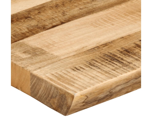Tablero de mesa borde natural madera maciza mango 110x40x3,8 cm