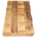 Tablero de mesa borde natural madera maciza mango 180x40x3,8 cm