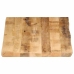 Tablero de mesa borde natural madera maciza mango 100x60x3,8 cm