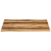 Tablero de mesa borde natural madera mango rugosa 100x80x3,8 cm