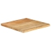 Tablero de mesa borde natural madera maciza mango 40x40x2,5 cm