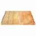 Tablero de mesa borde natural madera maciza mango 40x40x2,5 cm