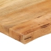 Tablero de mesa borde natural madera maciza mango 40x40x2,5 cm