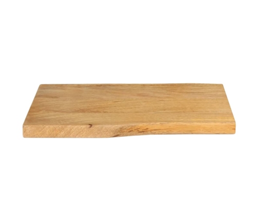 Tablero de mesa borde natural madera maciza mango 60x40x2,5 cm