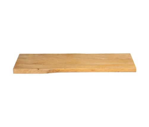 Tablero de mesa borde natural madera maciza mango 80x40x2,5 cm