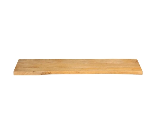 Tablero de mesa borde natural madera maciza mango 110x40x2,5 cm