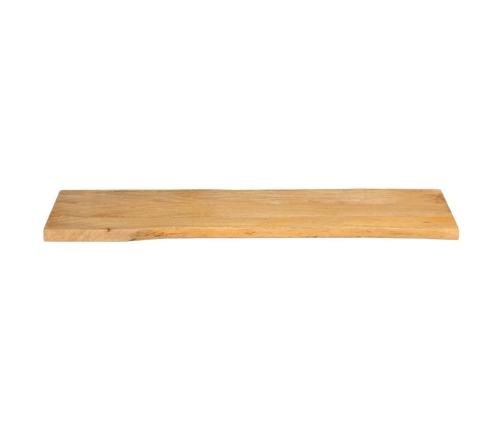 Tablero de mesa borde natural madera maciza mango 140x40x2,5 cm