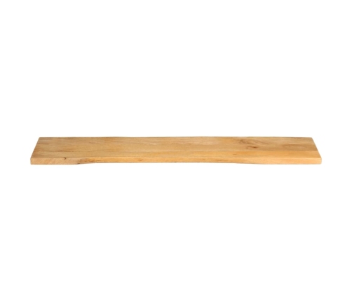 Tablero de mesa borde natural madera maciza mango 160x40x2,5 cm