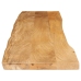 Tablero de mesa borde natural madera maciza mango 160x40x2,5 cm