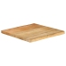 Tablero de mesa borde natural madera maciza mango 60x60x2,5 cm