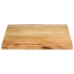 Tablero de mesa borde natural madera maciza mango 60x60x2,5 cm