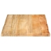 Tablero de mesa borde natural madera maciza mango 70x60x2,5 cm