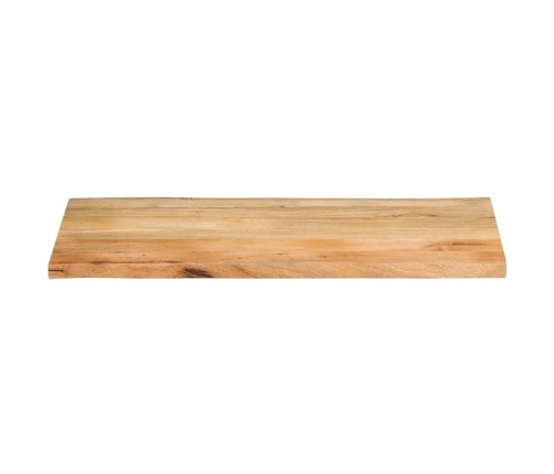 Tablero de mesa borde natural madera maciza mango 100x60x2,5 cm