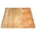 Tablero de mesa borde natural madera maciza mango 100x60x2,5 cm