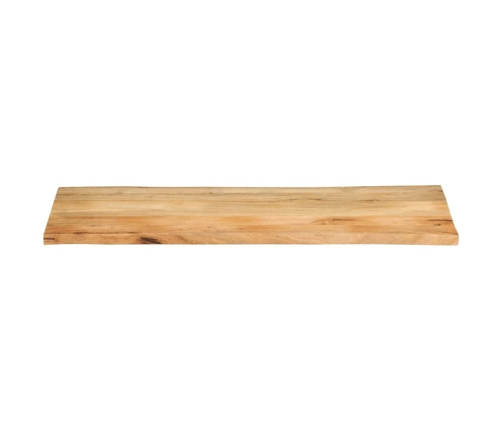 Tablero de mesa borde natural madera maciza mango 140x60x2,5 cm