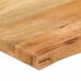 Tablero de mesa borde natural madera maciza mango 40x40x3,8 cm