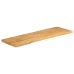 Tablero de mesa borde natural madera maciza mango 120x40x3,8 cm