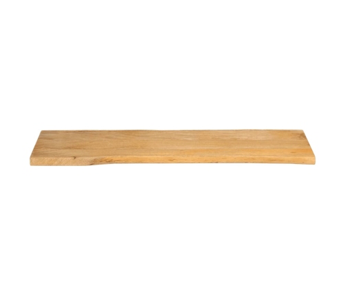 Tablero de mesa borde natural madera maciza mango 140x40x3,8 cm