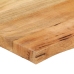 Tablero de mesa borde natural madera maciza mango 70x60x3,8 cm