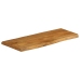 Tablero de mesa borde natural madera maciza mango 100x40x2,5 cm