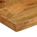 Tablero de mesa borde natural madera maciza mango 100x40x2,5 cm