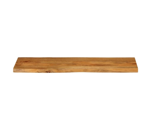 Tablero de mesa borde natural madera maciza mango 110x40x2,5 cm