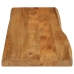 Tablero de mesa borde natural madera maciza mango 110x40x2,5 cm