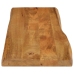 Tablero de mesa borde natural madera maciza mango 120x40x2,5 cm