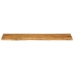 Tablero de mesa borde natural madera maciza mango 160x40x2,5 cm