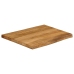 Tablero de mesa borde natural madera maciza mango 60x60x2,5 cm