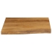 Tablero de mesa borde natural madera maciza mango 60x60x2,5 cm